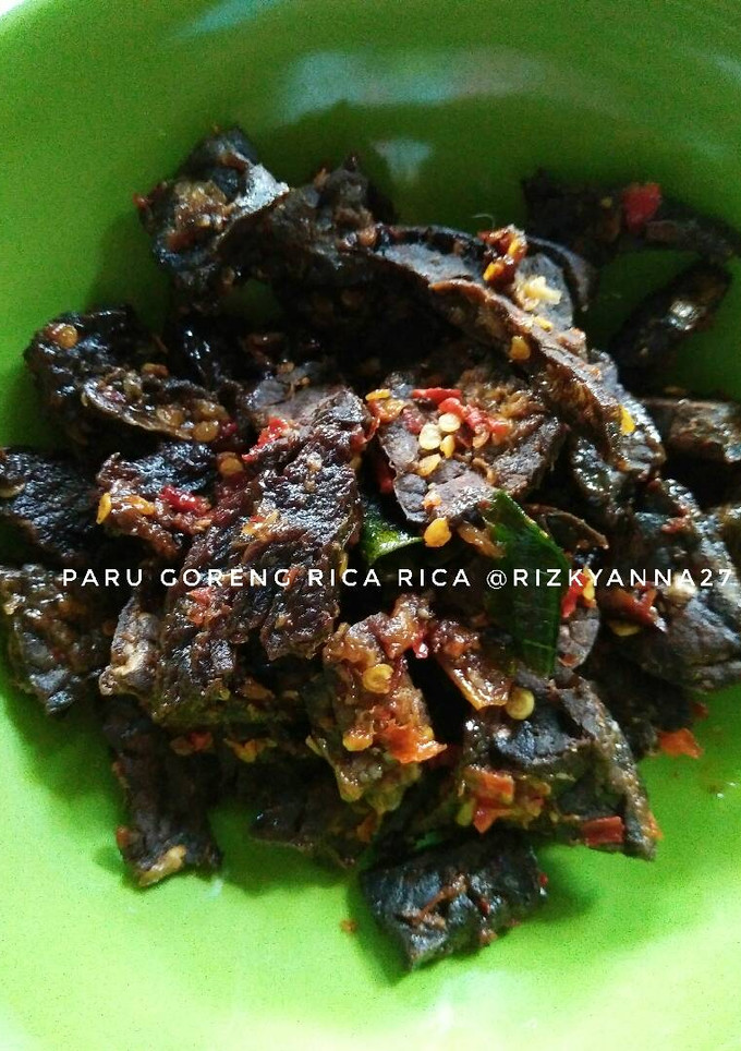 Foto resep Paru Goreng Rica Rica