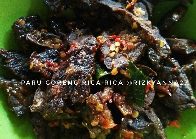 Resep Paru Goreng Rica Rica Anti Gagal