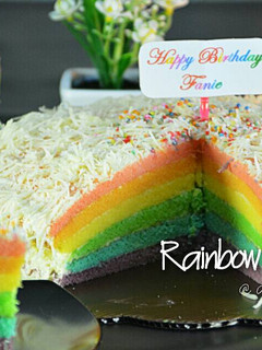 Foto resep Rainbow Cake