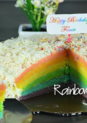 Foto resep Rainbow Cake