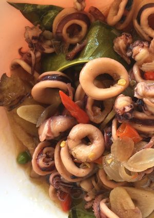 Foto resep Oseng cumi pedas
