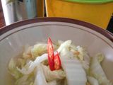 Tumis sawi putih