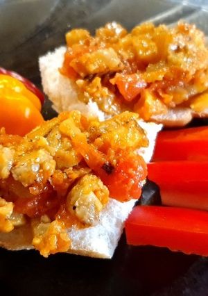 Padlizsán saláta 1 recept fotója