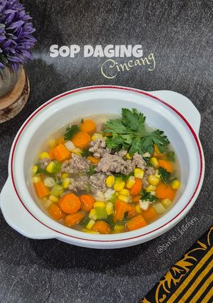 Foto resep Sop Daging Cincang
