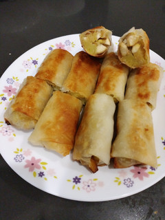 栗子地瓜卷（創意料理）（素食料理）（清冰箱料理）（省錢料理） 的食譜成品照片