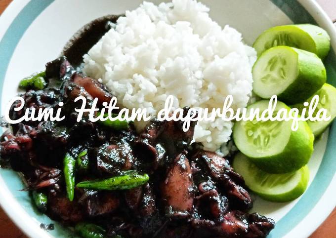 Resep Cumi Hitam (masakan rumah sederhana) oleh Yuanita Kusuma Dewi #