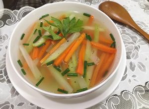 Hình của món Canh su cà rốt.