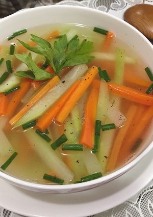 Hình của món Canh su cà rốt.
