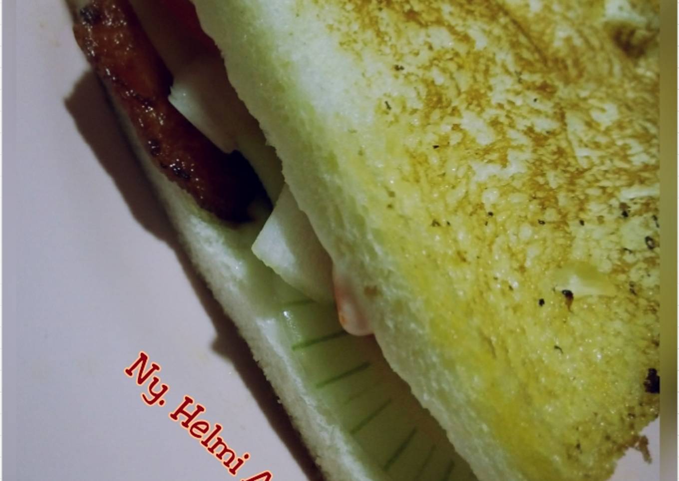 Burger dari Roti Tawar