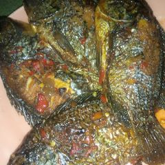 A picture of Fried Tilapia fish.