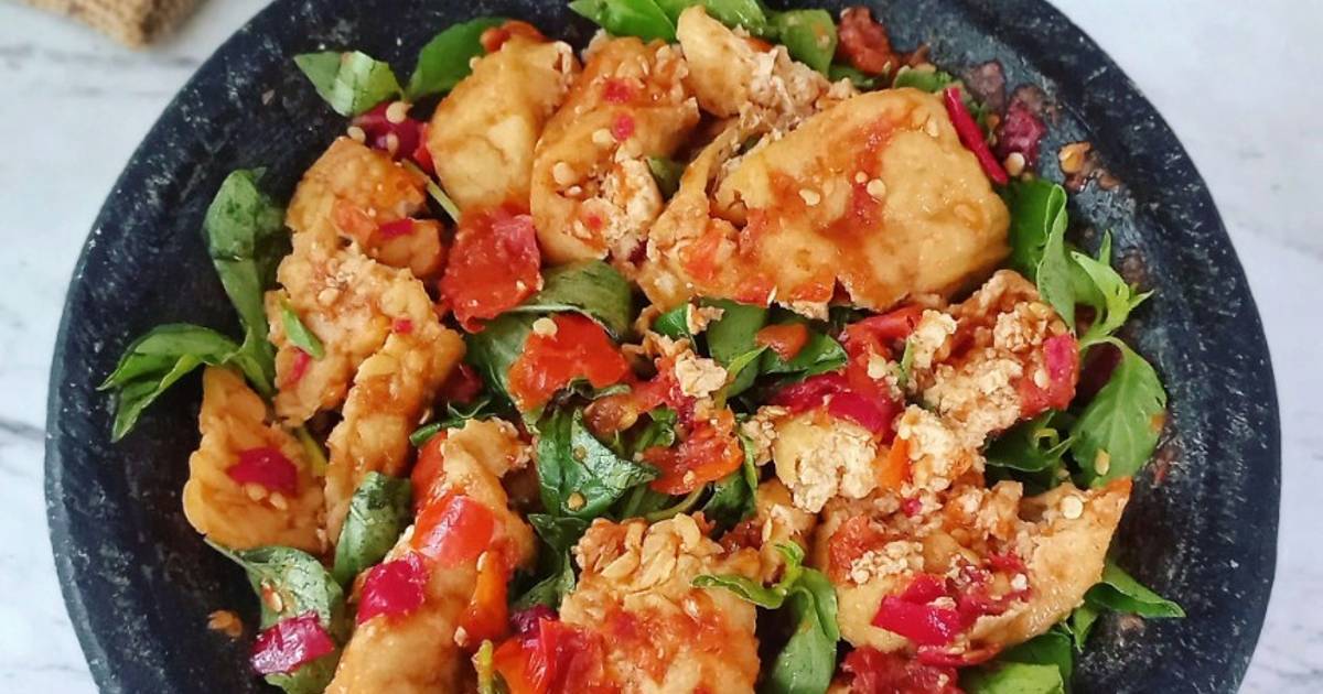 68 resep sambel tahu penyet kemangi enak dan mudah - Cookpad