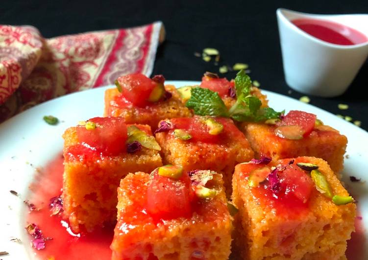 Recipe of Any-night-of-the-week Watermelon Dhokla