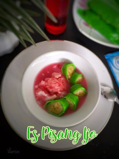 Foto resep Es Pisang Ijo