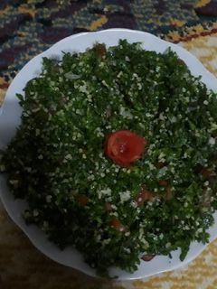 صورة لوصفة تبولة سريعة بدون خس