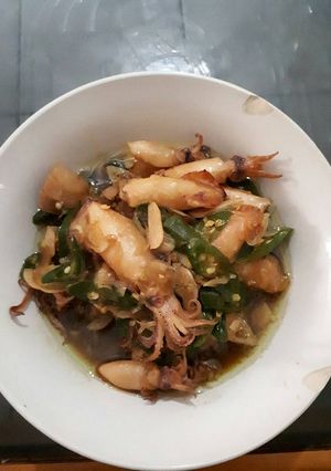 Foto resep Cumi asin cabe ijo