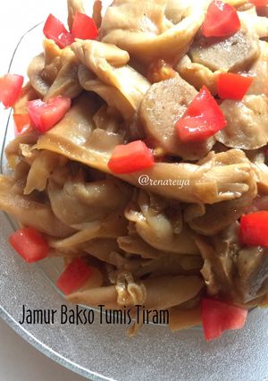 Foto resep Jamur Bakso Tumis Tiram