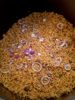 A picture of Party jollof rice.