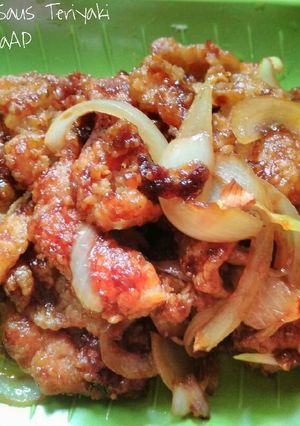 Foto resep Kulit Ayam saus Teriyaki