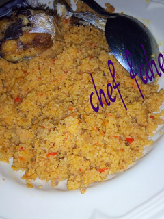 A picture of Jellof couscous.
