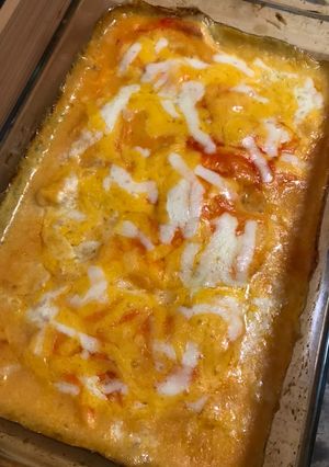 A picture of Low Carb (Keto-Friendly) Cheesy Creamy Chicken Breast Cutlets.