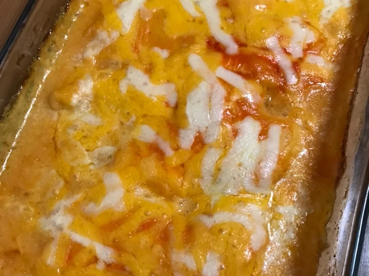 Recipe Low Carb (Keto-Friendly) Cheesy Creamy Chicken Breast Cutlets the Delicious Tasty