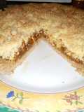 Tarta integral de coco y dulce de leche