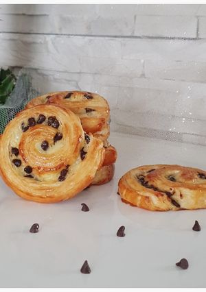Une photo de Escargots aux pépites de chocolat
