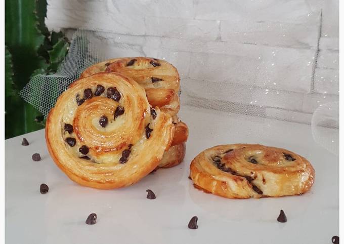 Escargots aux pépites de chocolat