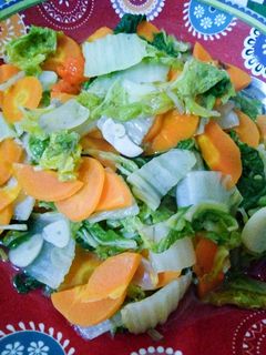 Foto resep Tumis sawi wortel 🥬🥕
