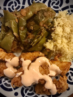 Una foto de Cous-cous con merluza estilo tunecino