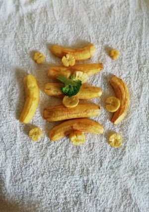 A picture of Unripe banana fritters#4weekchallenge.