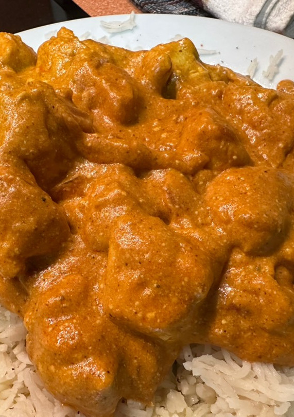 Una foto de Pollo tikka masala rápido