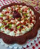 کیک انار با کرم پنیری(کیک روز زن)😋