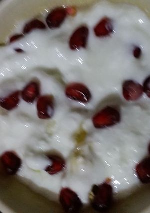 A picture of Pineapple raita.