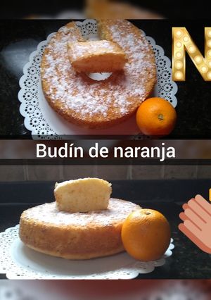 Una foto de Budín de naranja