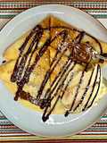 Crêpe au coulis de Nutella