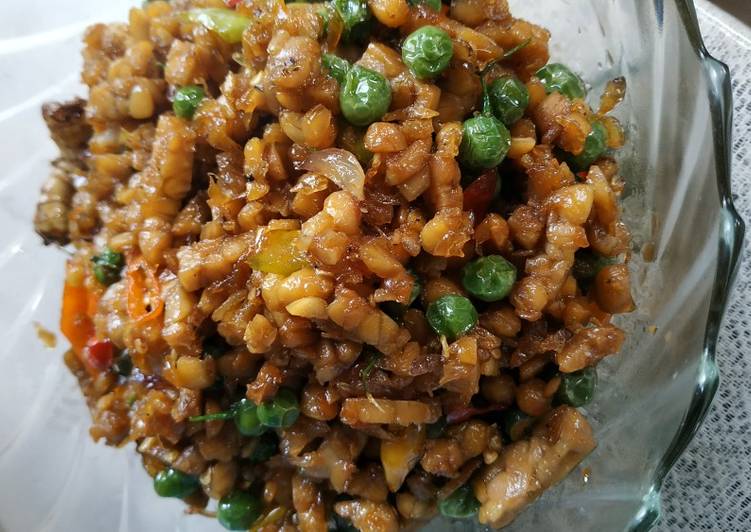 Resep Orek tempe leunca, Bisa Manjain Lidah