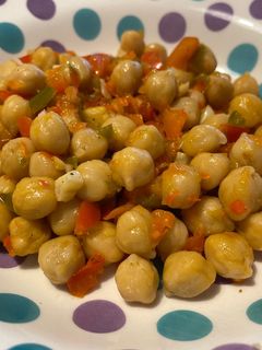 Una foto de Garbanzos salteados