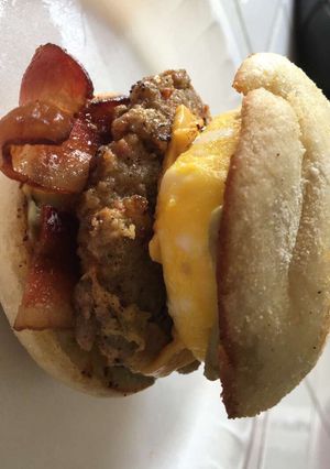 A picture of Breakfast Burger.