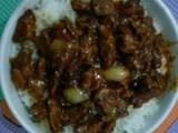 Beef rice bowl simple #kitaberbagi