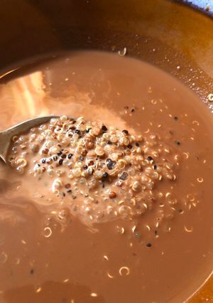 A picture of Chocolate Quinoa Champorado.