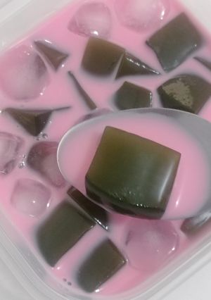 Foto resep Cincau Jelly Kuah Susu Pisang