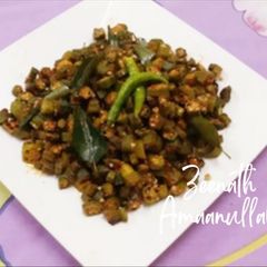 Hyderabadi Style Bhindi Fry A picture of Hyderabadi Style Bhindi Fry.