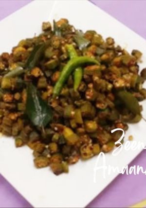 A picture of Hyderabadi Style Bhindi Fry.