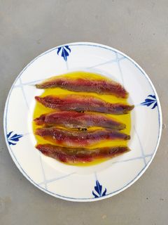 Una foto de Anchoas en salazón