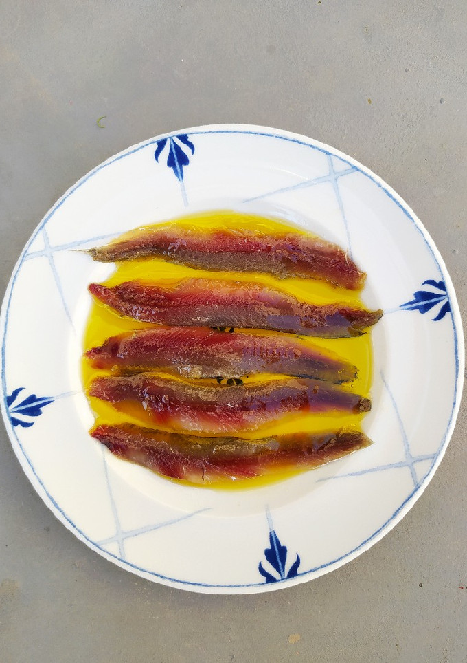 Una foto de Anchoas en salazón