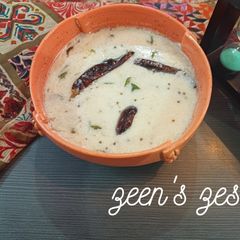 A picture of Fresh Coconut and Fried Gram Chutney.