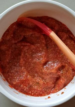 Foto resep MPASI 4 * Bubur nasi ayam beetroot (6 bulan)