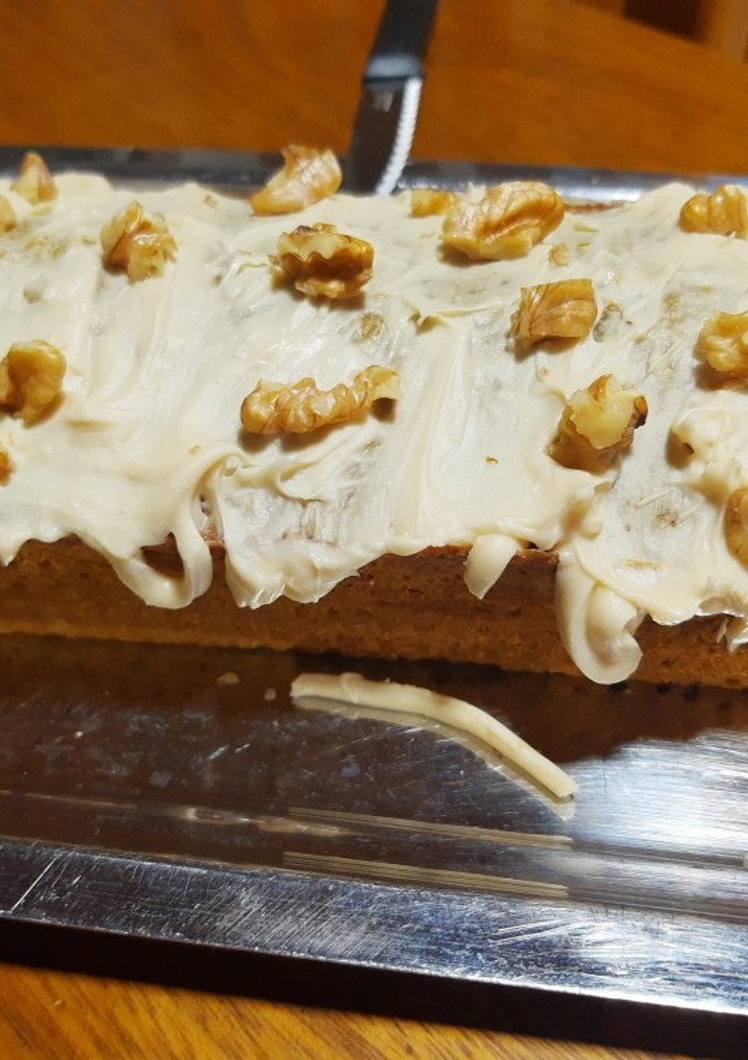 Una foto de Budín de avena, naranja, nueces y zanahoria