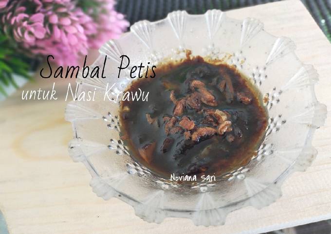 Cara membuat Sambal Petis untuk Nasi Krawu Cara membuat Sambal Petis untuk Nasi Krawu